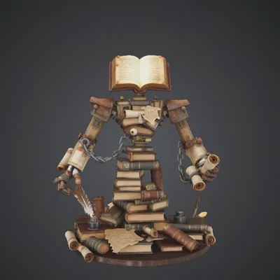 Living Library Golem – Thủ Vệ Giả Làm Từ Sách Cổ