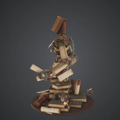 Living Library Golem – Thủ Vệ Giả Làm Từ Sách Cổ