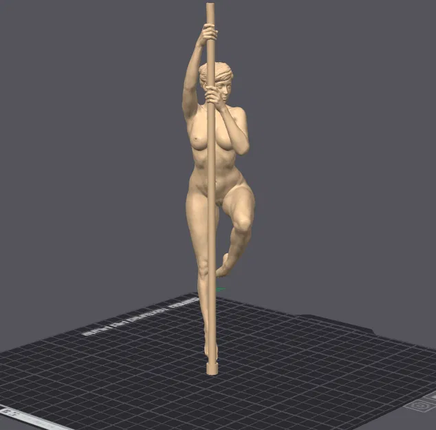 Mô hình vũ nữ nhảy cột xoay (dùng bạc đạn 608RS) - Image 2