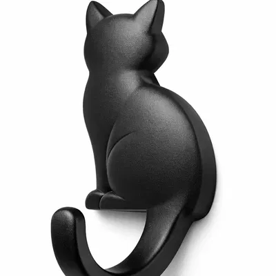 Móc Treo Tường Hình Mèo Tối Giản | Giá Treo In 3D Hiện Đại