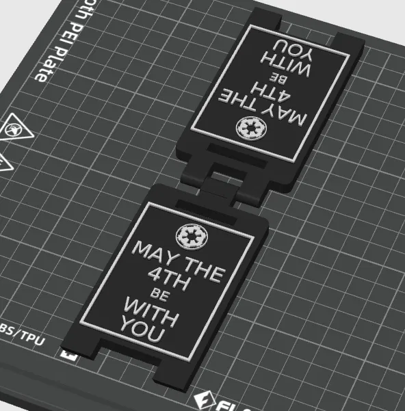 Biển báo mini để bàn Star Wars phiên bản Imperial cực chất - Image 2