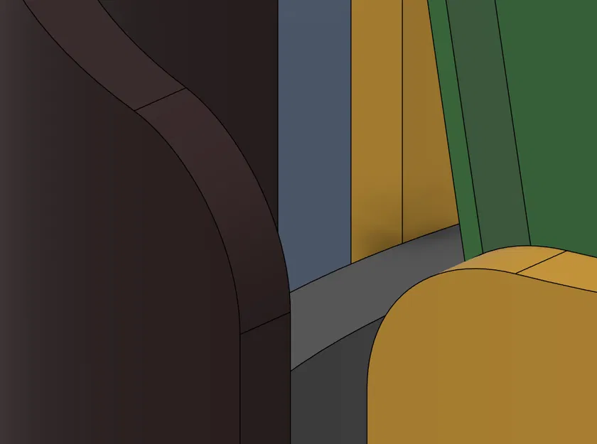 Ống cắm bút hiện đại dạng nan dọc / Cốc đựng bút kiểu Modular - Image 4