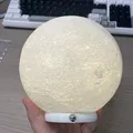 Chụp đèn hình mặt trăng kèm đế - Thumbnail 2