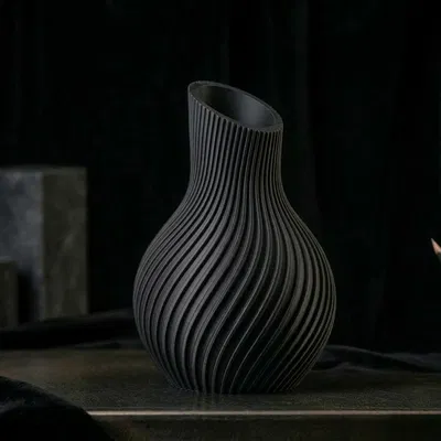 Bình hoa phong cách Japandi - Mẫu thiết kế in 3D tối giản hiện đại