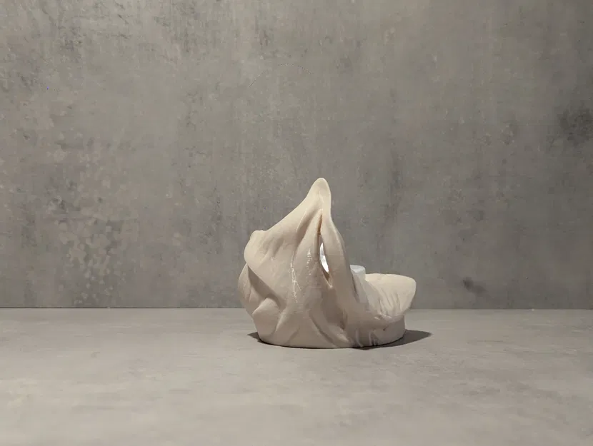 Elven Oak - Đế nến trà LED phong cách hữu cơ - Image 4