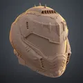 Mô hình 3D Mũ Doom Slayer Dark Ages (DOOM: The Dark Ages) - Thumbnail 9
