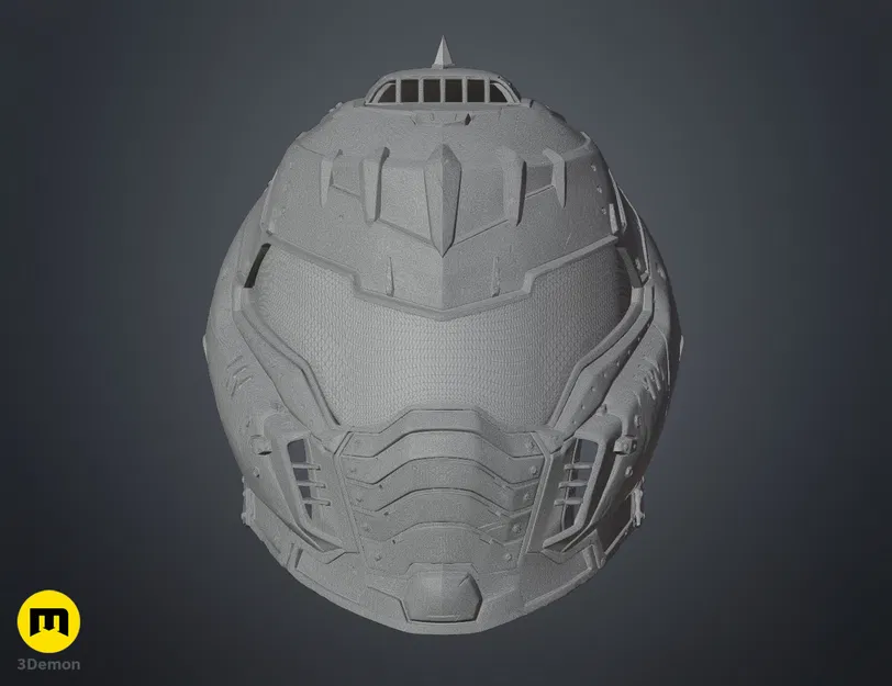 Mô hình 3D Mũ Doom Slayer Dark Ages (DOOM: The Dark Ages) - Image 18