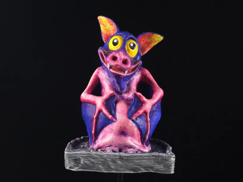 Dơi Mập trên Bia Mộ (Mô hình Dơi Ma cà rồng đáng yêu) - Image 1