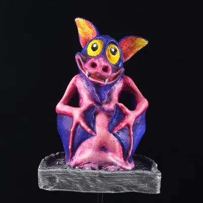 Dơi Mập trên Bia Mộ (Mô hình Dơi Ma cà rồng đáng yêu)