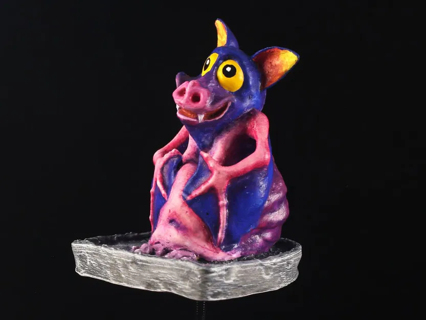 Dơi Mập trên Bia Mộ (Mô hình Dơi Ma cà rồng đáng yêu) - Image 2