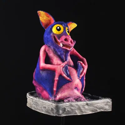 Dơi Mập trên Bia Mộ (Mô hình Dơi Ma cà rồng đáng yêu)