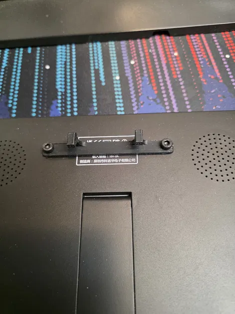 Giá treo màn hình di động 10.1 inch cho bảng Skadis gọn gàng - Image 2