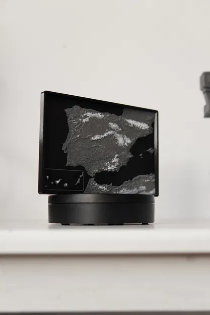 Bản đồ địa hình Tây Ban Nha - Bán đảo Iberia - Image 3