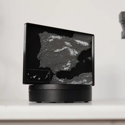 Bản đồ địa hình Tây Ban Nha - Bán đảo Iberia