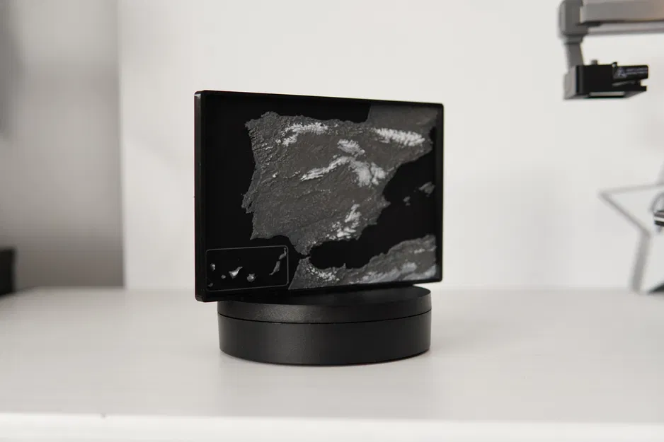 Bản đồ địa hình Tây Ban Nha - Bán đảo Iberia - Image 4