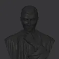 Mô hình tượng bán thân Niccolò Machiavelli in 3D nghệ thuật - Thumbnail 2