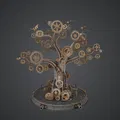 Clockwork Gear Tree – Cây Cơ Khí Phong Cách Steampunk - Thumbnail 3