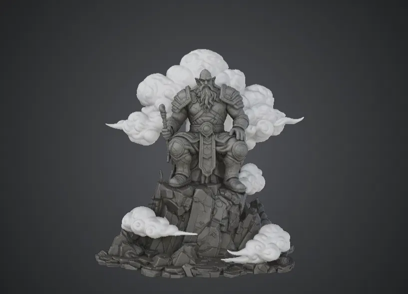 Sky King Throne – Vị Vua Chiến Binh Huyền Thoại trên Đỉnh Núi - Image 1