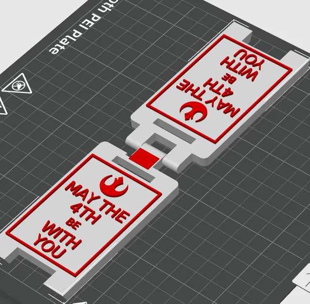 Bảng hiệu để bàn Star Wars Rebel Edition in 3D độc đáo - Image 2
