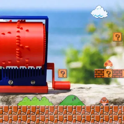 Tự tay in 3D hộp nhạc cơ học chủ đề Mario Bros cực chất