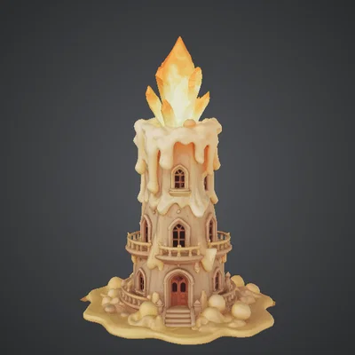 Crystal Candle Tower – Tòa Tháp Nến Pha Lê Huyền Bí
