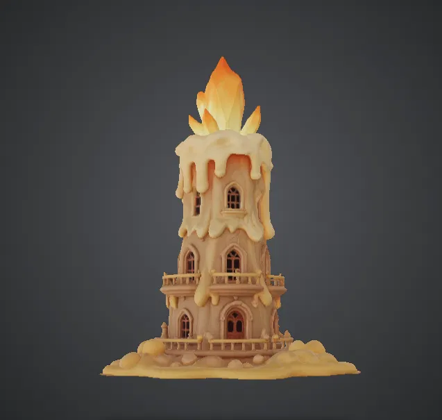 Crystal Candle Tower – Tòa Tháp Nến Pha Lê Huyền Bí - Image 3