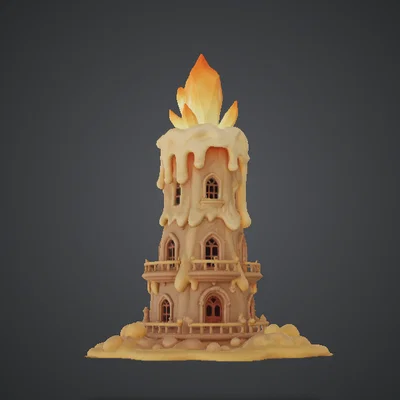 Crystal Candle Tower – Tòa Tháp Nến Pha Lê Huyền Bí