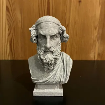 Mô hình in 3D Tượng bán thân Homer – Homère – Ὅμηρος – Hómēros