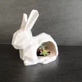 Bình hoa thỏ Low-poly - Thumbnail 3