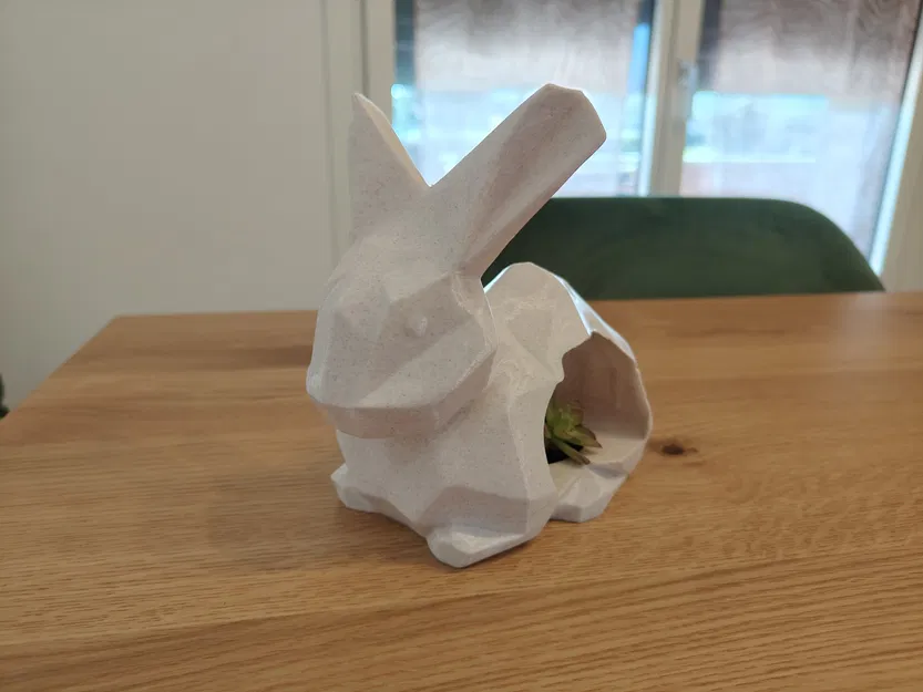 Bình hoa thỏ Low-poly - Image 7