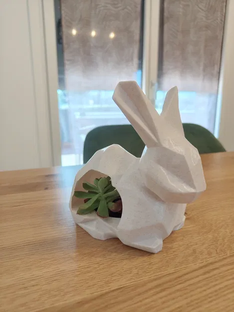 Bình hoa thỏ Low-poly - Image 8