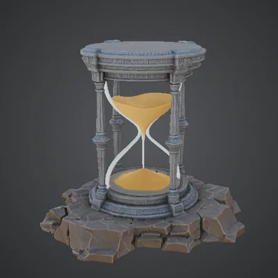Đồng hồ cát Ancient Timekeeper – Tượng đá đồng hồ cát huyền bí