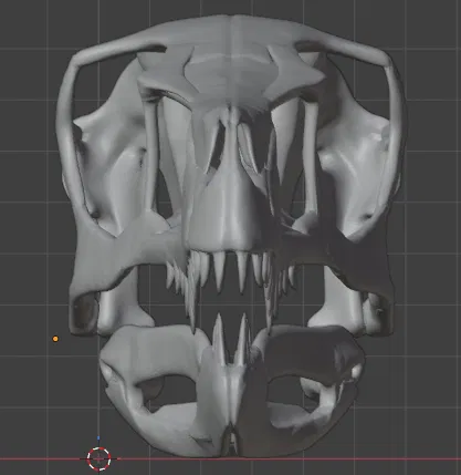 Mô hình hộp sọ khủng long Velociraptor in 3D chi tiết sắc nét - Image 3