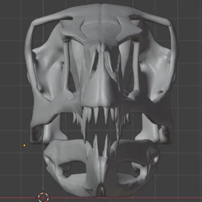 Mô hình hộp sọ khủng long Velociraptor in 3D chi tiết sắc nét