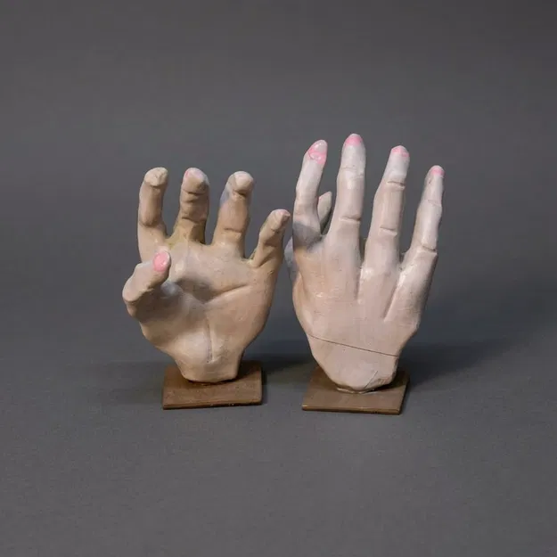 Bản phác thảo mô hình BÀN TAY CO RÚT - Image 1