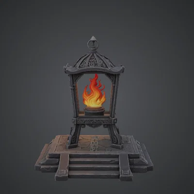 Đền Thờ Ngọn Lửa Vĩnh Cửu – Mô Hình Đài Tưởng Niệm Lửa Fantasy