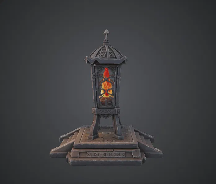 Đền Thờ Ngọn Lửa Vĩnh Cửu – Mô Hình Đài Tưởng Niệm Lửa Fantasy - Image 2