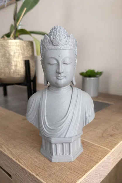 Bust bouddha v.6 - Tượng Phật in 3D tinh xảo - Image 1