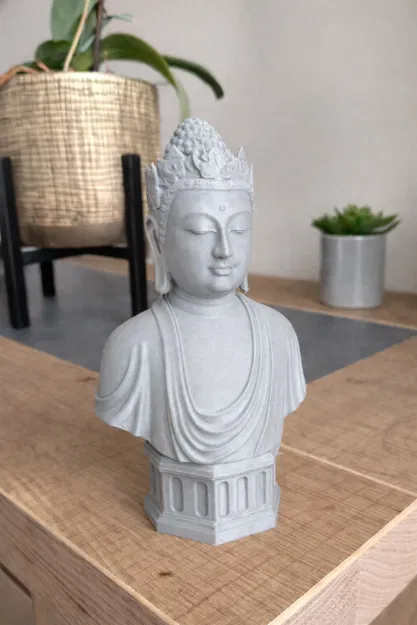 Bust bouddha v.6 - Tượng Phật in 3D tinh xảo - Image 2