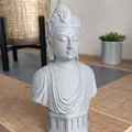 Bust bouddha v.6 - Tượng Phật in 3D tinh xảo - Thumbnail 2