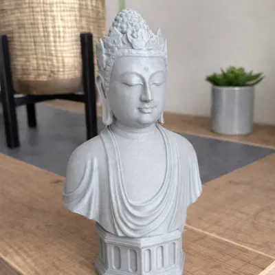 Bust bouddha v.6 - Tượng Phật in 3D tinh xảo