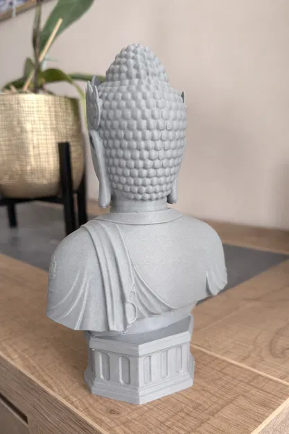 Bust bouddha v.6 - Tượng Phật in 3D tinh xảo - Image 3