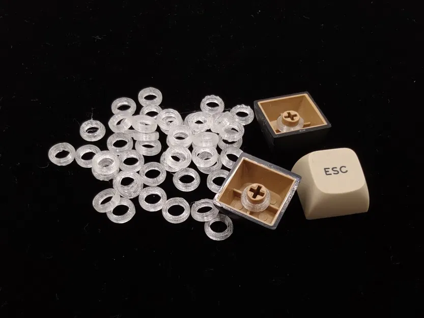 Vòng đệm giảm ồn cho bàn phím cơ (Keycap O-ring) in 3D - Image 1