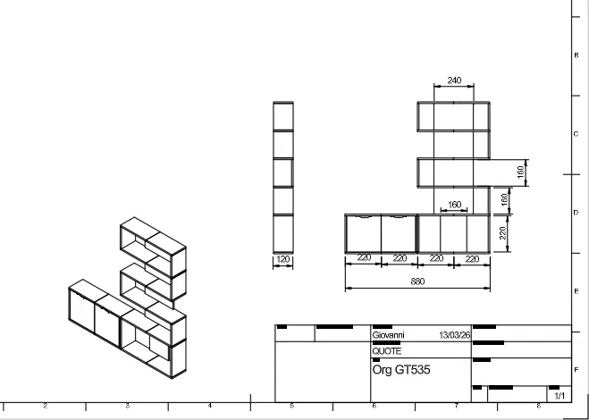 Kệ để đồ đa năng Organizer GT535: Giải pháp sắp xếp góc làm việc - Image 4