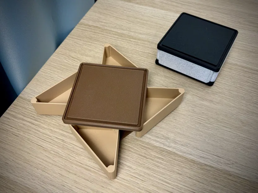 Hộp lưu trữ xoay | Khay đựng đồ chồng tầng thông minh - Image 1