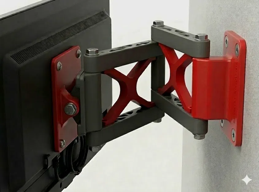 Giá treo màn hình gắn tường chuẩn Vesa 100 và 75 linh hoạt - Image 1