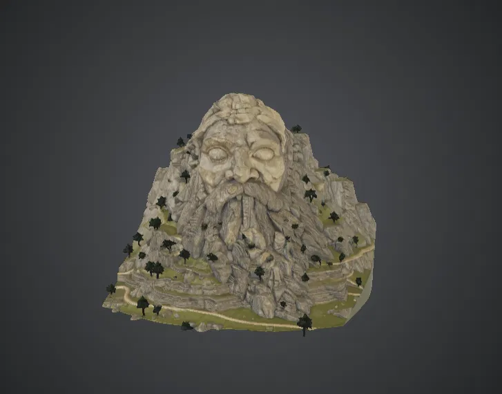 Người Bảo Vệ Núi Cổ Đại – Ngọn Núi Mặt Đá Khổng Lồ - Image 1