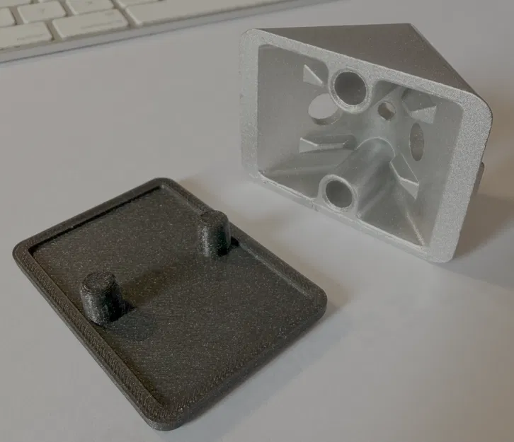 Nắp che cho khớp nối góc 40mm - Image 2