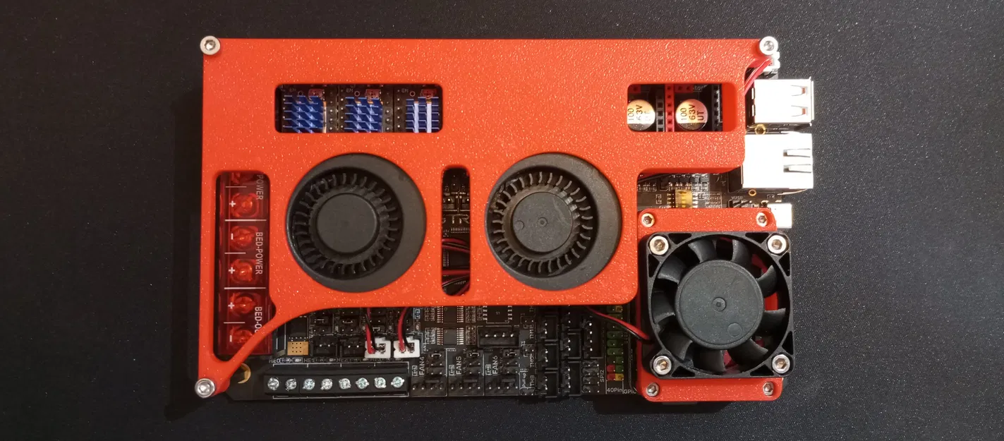 Giá gắn quạt BTT MANTA MP8 cho CB1 và các driver động cơ bước - Image 2