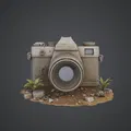 Vintage Camera Relic – Mô hình tàn tích máy ảnh cổ điển - Thumbnail 1